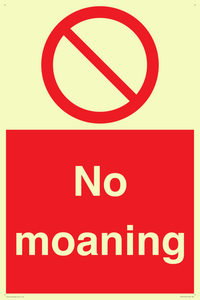 No Moaning